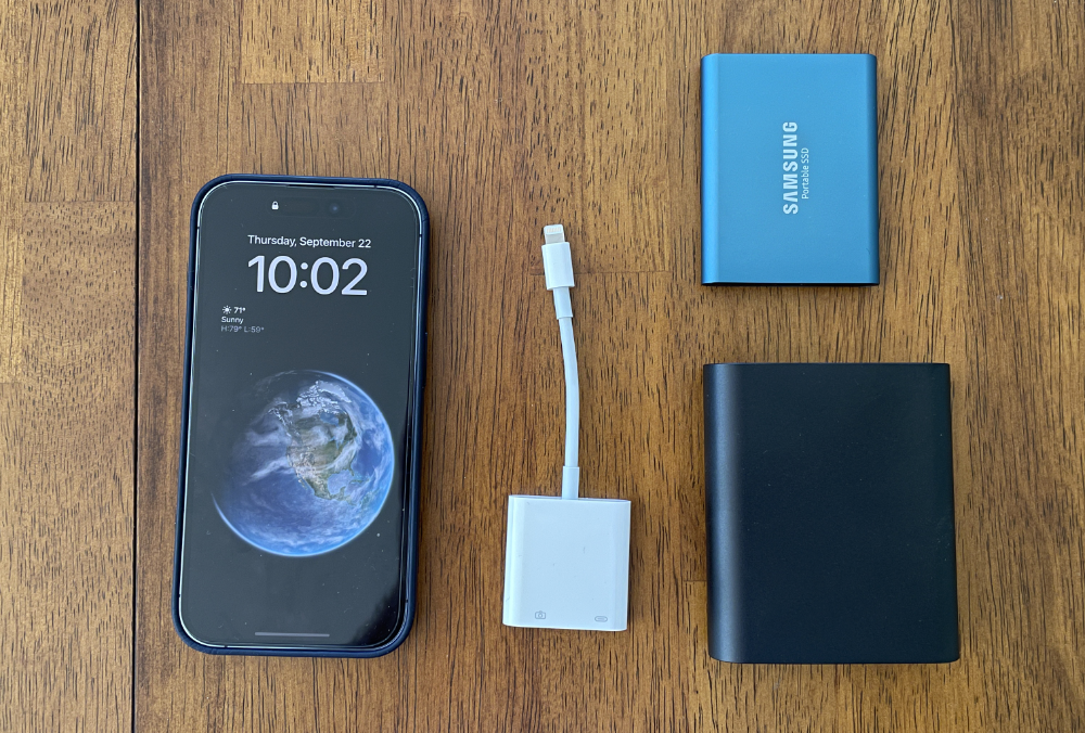 How To Connect External Storage To iPhone 14 Pro